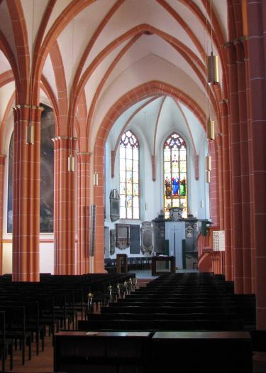 Innenansicht der Peterskirche Heidelberg