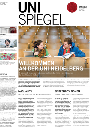 Unispiegel Cover 2016-Sonderausgabe