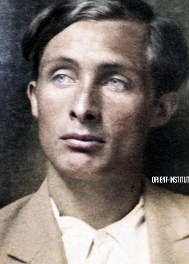 Filmplakat zum Dokumentarfilm TRAUGOTT, Ausschnitt mit Porträtbild des Protagonisten