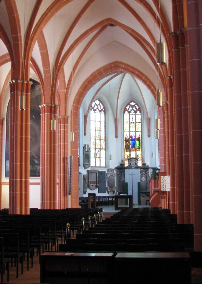 Innenansicht der Peterskirche Heidelberg
