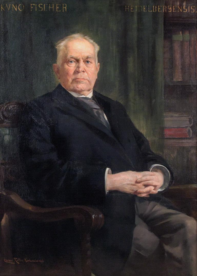Historisches Porträt von Kuno Fischer