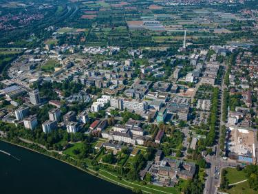 Aerial view Im Neuenheimer Feld - South