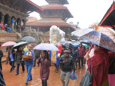 Procession in Nepal