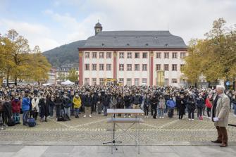 Erstsemesterbegrüßung WS 2021 durch Rektor Prof. Dr. Bernhard Eitel