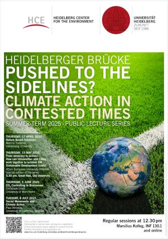 Plakat Heidelberger Brücke 2025: Pushed to the Sidelines